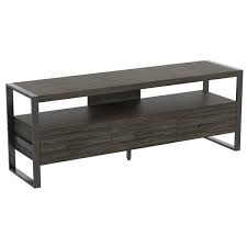 Furinno 11175 just wide tv stand white finish w/ espresso edging tube home. Safdie Co Modern Contemporary Wood Tv Stand 3 Drawer And 1 Shelf Dark Grey Rona