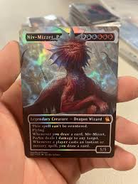 Niv-Mizzet, Parun Foil Borderless Metal Proxy for Commander