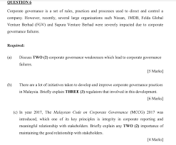 Www.corporatedirector.co.uk mccg the mccg reflects global principles and internationally recognised practices of corporate governance which are above and beyond the minimum required by statute, regulations or those prescribed by. Question 6 Corporate Governance Is A Set Of Rules Chegg Com