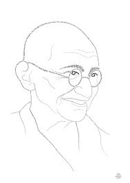 Mahatma gandhi spinning wheel drawing and sketch. Cool Draw Gandhiji Images Outline Barnes Family