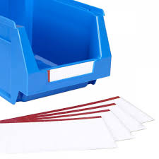 Heavy duty standing plastic bin boxes , hardware storage bins for spare parts. Heavy Duty Plastic Parts Storage Bin Labels Racking Com
