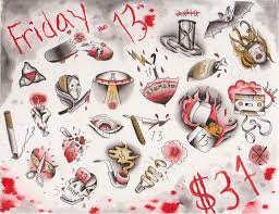 Friday the 13th tattoo drawings. Friday 13th Tattoo Ideas Bali Tattoo Populars