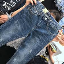 Jins hong kong products are designed in tokyo. 2021 Fat Jeans In The Spring Of 200 Jins Of Large Size Womens Clothing Han Edition Cultivate Ones Morality Show Thin Leg Open Fork Nine Poin From Princess155 11 26 Dhgate Com