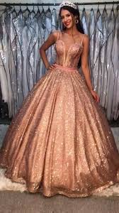 ♡ our dresses run true to size. Vestido De Debutante Rose Gold Video Quinceanera Dresses Gold Quinceanera Dresses Quince Dresses