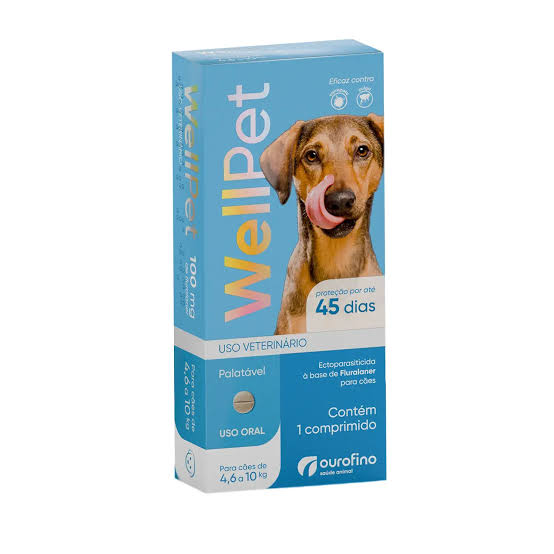 WELLPET 100MG (4.6 A 10kg)