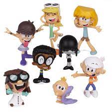 The Loud House Figure 8 Pack - Lincoln, Clyde, Lori, Lily, Leni, Lucy,  Lisa, Luna - Action Figure Toys from The Nickelodeon TV Show - Ages 4+ :  Amazon.in: Toys & Games