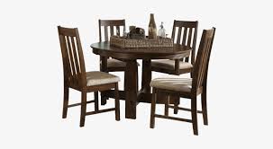 Sync up your dining room style with these full dining room sets from star furniture. 4 Seater Round Dining Table Set Vertical Slatted Dining Room 800x400 Png Download Pngkit