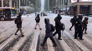 Peter falls into a frozen lake trying to rescue dodger, but when steve manages to pull him back up, he's not breathing. Messy Snowstorm Hits The East Coast The New York Times