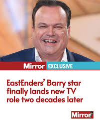 He was once known as Janine Butcher's unlucky husband Barry Evans in  EastEnders but now, Shaun Williamson tackles a new challenge