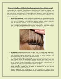 Just like your natural hair, it's best to detangle extensions before washing them. How To Take Care Of Clip In Hair Extensions To Make It Last Long By Michele Carrasco Issuu
