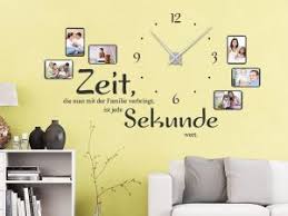 Uhr Zeit In Mehreren Sprachen Wanduhr Wandtattoo Uhr Wandtattoo Wohnzimmer Wandtattoo