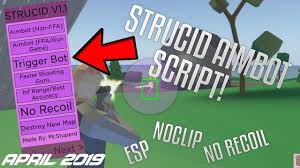 Pastebin is a website where you can store text online for a set period of time. Strucid Aimbot Script April 2019 Aimbot Esp Noclip No Recoil And More Youtube
