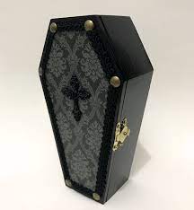 Coffin Jewelry Box Coffin Ring Box Petite Gothic Jewelry Etsy Gothic Jewelry Jewelry Box Coffin