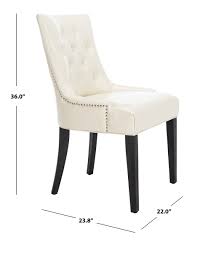 Black safavieh kitchen & dining room chairs : Mcr4701b Set2 Dining Chairs Furniture By Safavieh