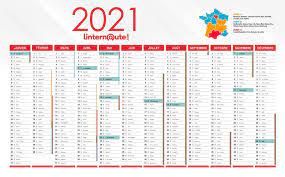 Dates, calendrier et calendrier publicitaire bancaire planning 2021. Calendrier 2021 Imprimez Ou Telechargez Votre Calendrier Gratuit