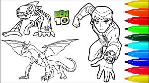 You'll find the famous mario and sonic, as well as characters from newer games like fortnite, angry birds, skylander. Ben 10 Coloring Pages 3 Colouring Pages For Kids With Colored Markers Youtube