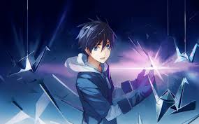 Blue black anime mask masked boy. All Male Aqua Eyes Black Hair Blue Gloves Hoodie Magic Male Original Short Hair Takerusilt Waifu2x Konachan Com Konachan Com Anime Wallpapers