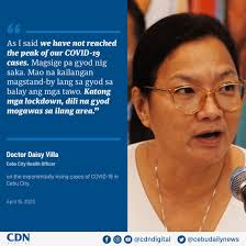 Cebu City Health Officer Daisy Villa said the city should expect more  COVID-19 cases to surface in the next few days.