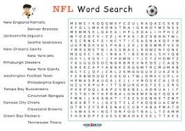 printable football word search cool2bkids
