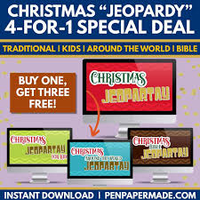 This is bible quiz #59 of 148. 4 Fun Christmas Jeopardy Game Boards Free Printables