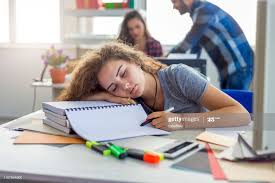 Stock Photo Sleeping Student In 2020 Student Photography Student College Students