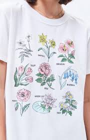 Ps La Flower Chart T Shirt From Pacsun On 21 Buttons