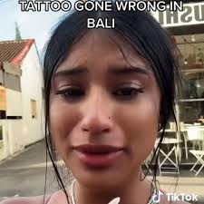 Woman in tears after dream tattoo she travelled to Bali to get goes  horribly wrong - Daily Star