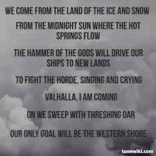 What is the best led zeppelin song? Immigrant Song By Led Zeppelin Immigrant Song Great Song Lyrics Led Zeppelin Immigrant Song