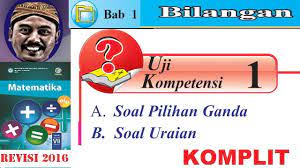 Kunci jawaban lks ipa kelas 9 semester 1 kurikulum 2013 bab 2. Uji Kompetensi 1 Matematika Kelas 7 Bse K13 Rev 2016 Bilangan Youtube
