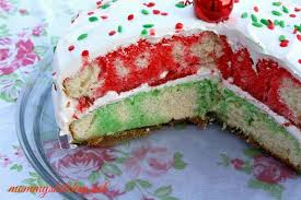 Just change the jello color to your them or whatever you happen to have in. Mommy S Kitchen Recipes From My Texas Kitchen Vintage Christmas Jell O Poke Cake