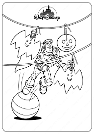 Toy story 4 coloring pages of buzz in action. Buzz Halloween Coloring Pages Halloween Coloring Pages Halloween Coloring Disney Coloring Sheets