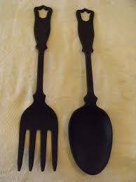 We did not find results for: Vtg Large Fork Spoon Cast Iron Black Metal Kitchen Art Wall Decor 19 5 X4 Emg Metal Kitchen Kitchen Wall Art Kitchen Art