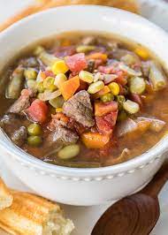 Crock Pot Chunky Beef Vegetable Soup Recipe Magic Skillet Recipe Vegetable Soup Recipes Vegetable Soup Crock Pot Vegetable Soup