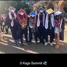Anime Clothing Shop On Instagram When The Whole Squad Graduates Together Credi Graduation Cap Designs Graduation Cap Decoration Graduation Cap Toppers