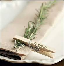 Porte Nom Romarin Deco Table Mariage Fabriquer Deco De Noel Table Mariage
