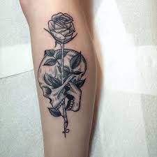 Blue rose tattoo design on ankle. Pinterest Meglucyx Tattoos Skull Rose Tattoos Inspirational Tattoos