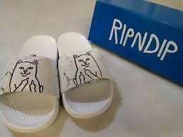 Details About Ripndip Lord Nermal Slide White Marble Size 7