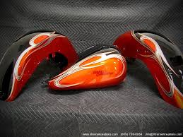 Harley Candy Orange Heritage Motorcycle Paint Jobs Candy Paint Cars Harley