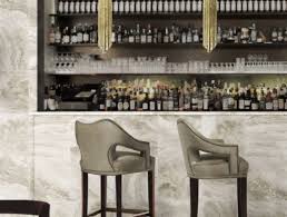 Additionally one side holds wine glasses and. Bar Furniture