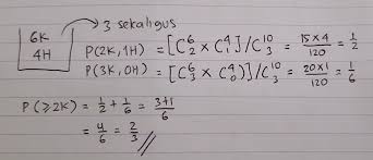 Tentukan peluang terambil 2 bola merah dan 1 kuning! Sebuah Kotak Berisi 6 Bola Merah Revisi Id