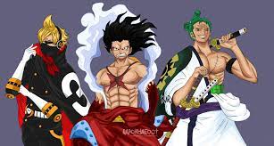 Sanji Luffy And Zoro Art By Rapondaeoct One Piece One Piece Pictures One Piece Tattoos