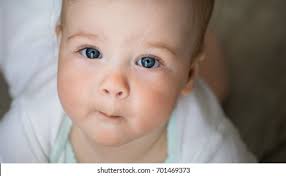 (one parent is full asian.) i know this is extremely common for full caucasian babies. Similar Images Stock Photos Vectors Of Asian Baby Looking Shocked 14015089 Shutterstock