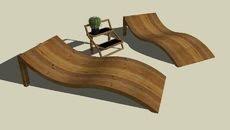Collection Of 3d Models Seat Sketchup Model Outdoor Decor Swimming Pools