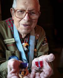 Meet Josiah Benator, a #WWII veteran who fought in the Battle of the Bulge,  which began #OnThisDay, December 16, 1944. Benator was born in Atlanta,  Georgia in 1922 to a Sephardic Jewish