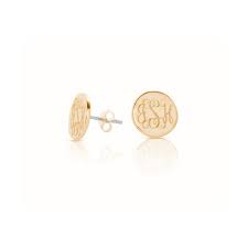 Leave a lasting impression and show the women in your life just how much you care with custom engraved gifts for her. Hypoallergenic 14k Gold Fill Monogram Stud Earrings Monogrammed Initials Personalized Engraved Gifts For Her Surgical Steel Posts