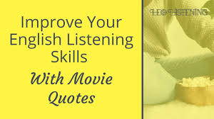 The movie is based on a true story and the raw determination of the athletes is energizing. Improve Your English Listening Skills With Movie Quotes Youtube