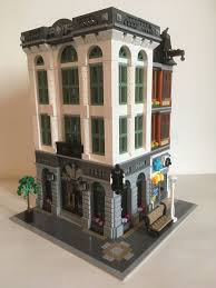 Lego Brick Bank Extra Floor Lego Village Lego Architecture Lego Modular