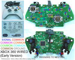And, the wired controller works just fine connected to a usb port on a pc provided the correct drivers are. Gaming Gadgets And Mods Xbox 360 And Original Xbox Controller Pcb Diagrams For Mods Or Making Your Own Joystick Xbox Xbox 360 Xbox Controller