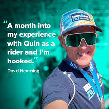 1/3) Meet the team: David Hemming (@davehemming571), Quin's new Head of  Sales (tech), is a former MTB pro and newly minted IronMan. Learn more  about his experience with Quin so far on