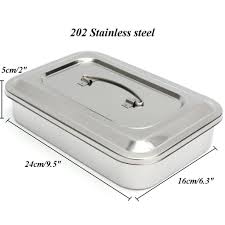 Dentistry medical, lab & dental supplies. Stainless Steel Dental Box Tray Plate Holder Case Lid Storage Medical Instrument Buy At A Low Prices On Joom E Commerce Platform